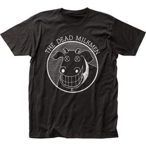 Dead Milkmen Cow Logo T Shirt Rock N Roll Music Band Tee 1